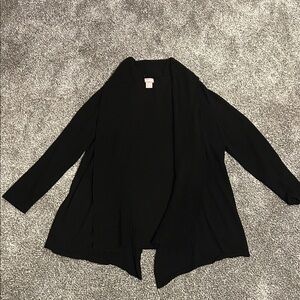 Chicos Black Ribbed Women's Sweater size 3